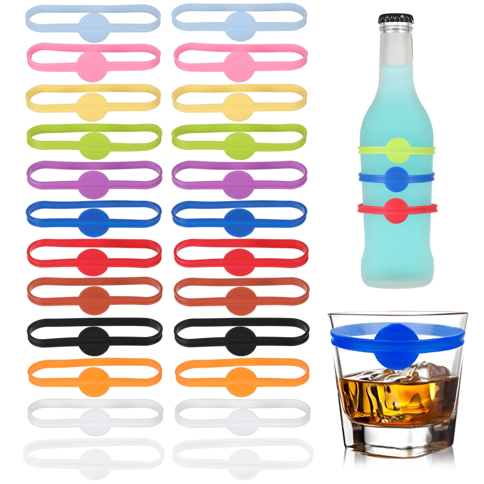Wine Or Beer - 24 Uds. Etiquetas de vino, juego