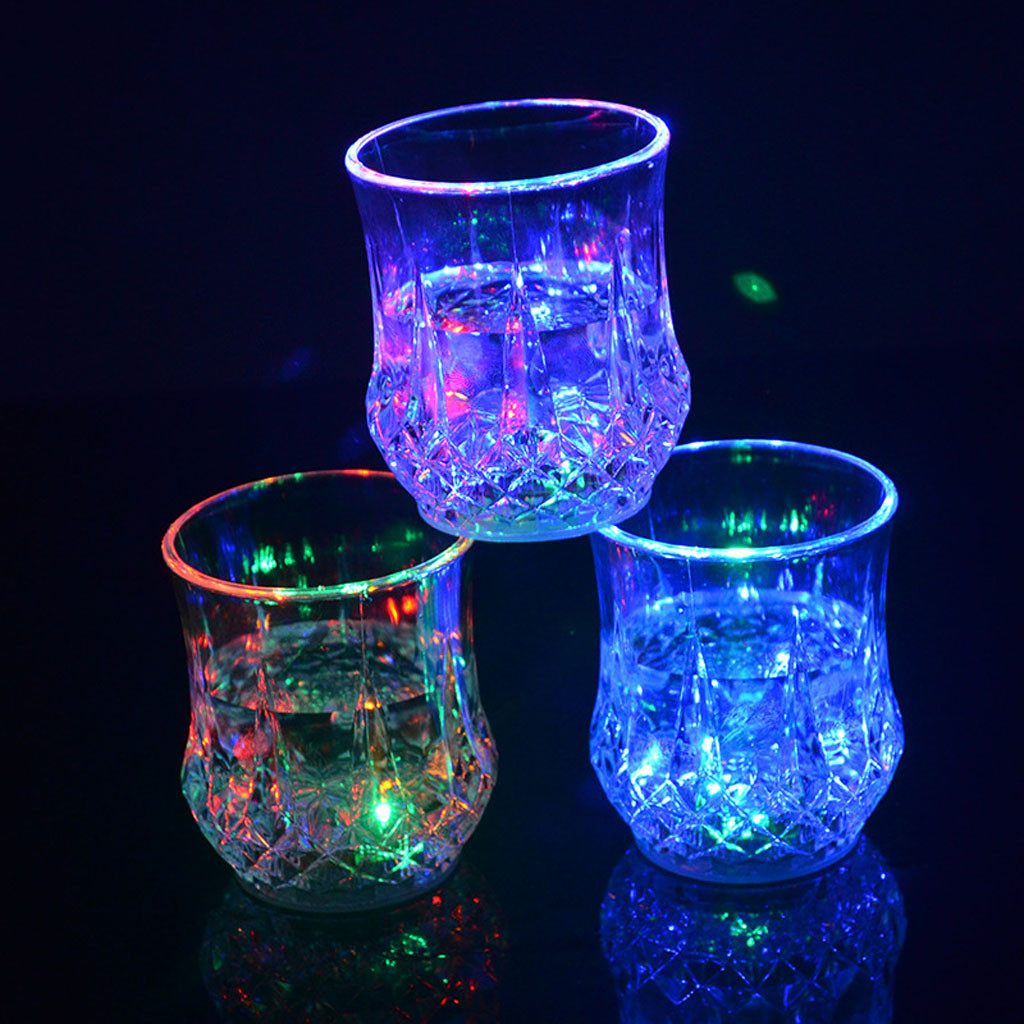 Wine In Beer Glass - Vaso de Bebida LED de Colores,