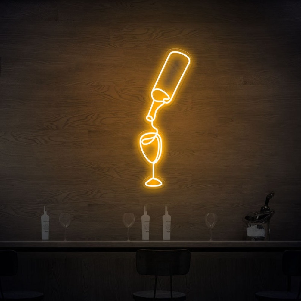 Luces Led de neón para vino, d - Wine Beer Store reseña y precio
