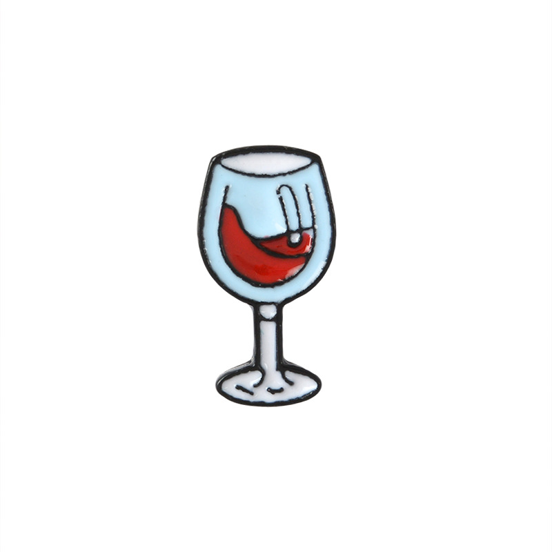Broche de metal esmaltado con  - Wine Or Beer reseña y precio