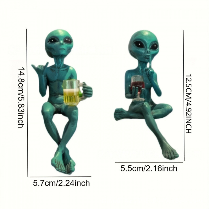 Divertida Estatua de Extraterr - Wine Beer Garden reseña y precio