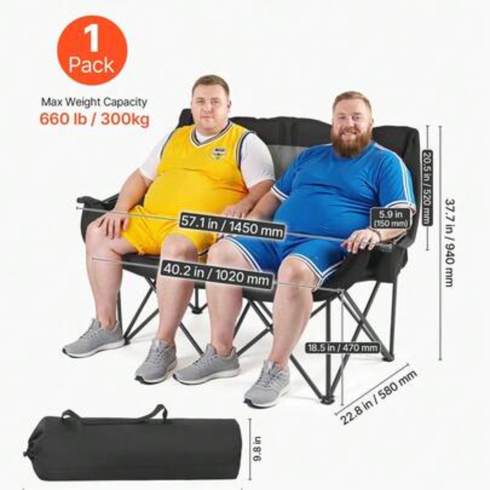 Silla de camping doble de gran - Wine Bag Carry Two reseña y precio