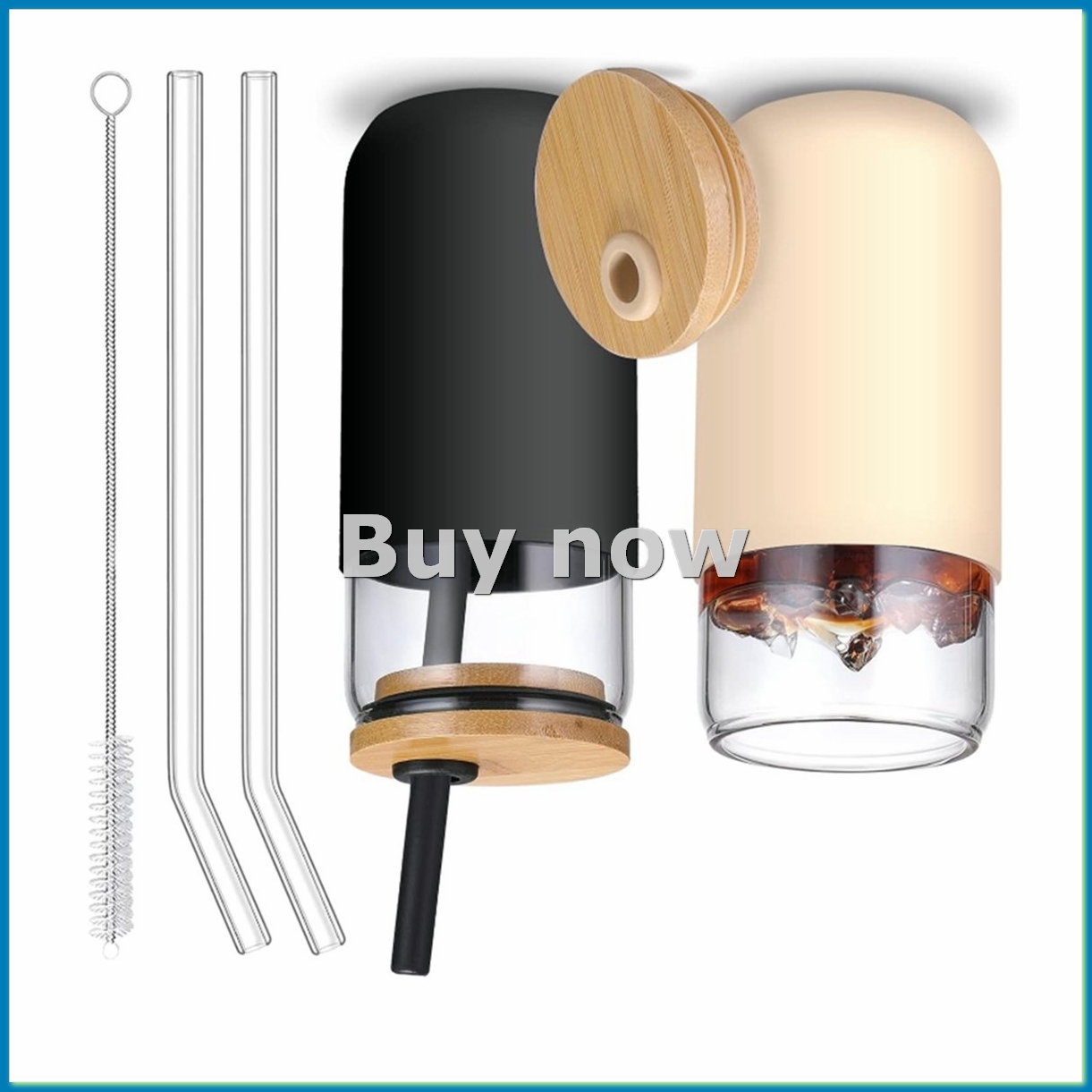 Vasos de vidrio de 20 OZ de 2  - Beer & Wine Grab reseña y precio