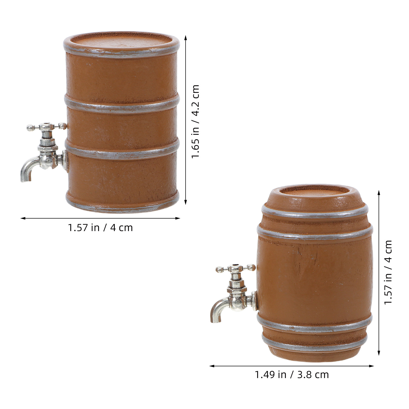 2 Piezas de Barriles de Madera - Wine Beer Garden reseña y precio